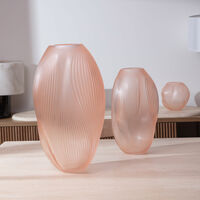 لاليك مزهرية أليز كبيرة جدًا وردية