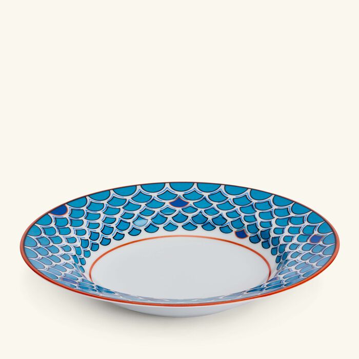 pinto paris lagon soup plate blue 22cm