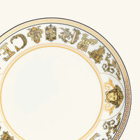versace virtus gala plate round white 21cm