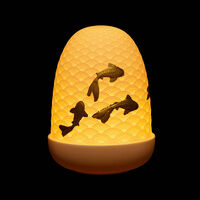 lladro koi lamp