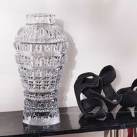 baccarat new antique amphora vase clear large