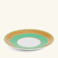versace green coin tea cup   saucer green