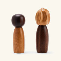l objet picanto salt pepper mills brown set of 2