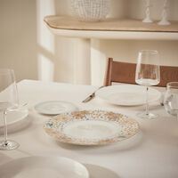 bernardaud feerie service plate round pink 31cm