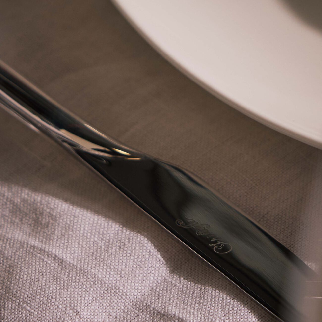 christofle carrousel dinner knife silver plated