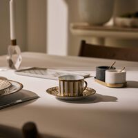 pinto paris vannerie tea cup and saucer gold