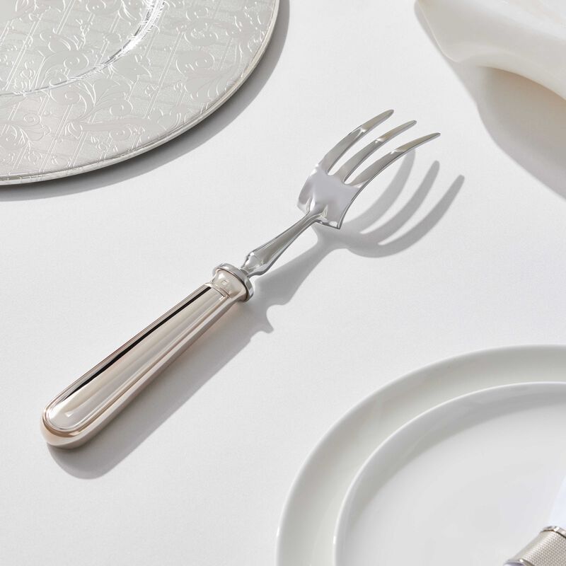 christofle albi carving fork silver plated