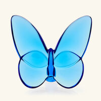 baccarat papillon lucky butterfly figurine mini yellow