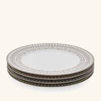 haviland tiara dessert plate round silver 22cm set of 4