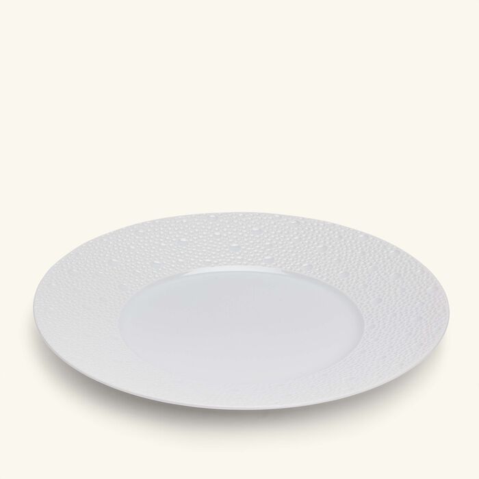 Ecume Salad Plate Round White 21cm bernardaud ecume salad plate round white 21cm