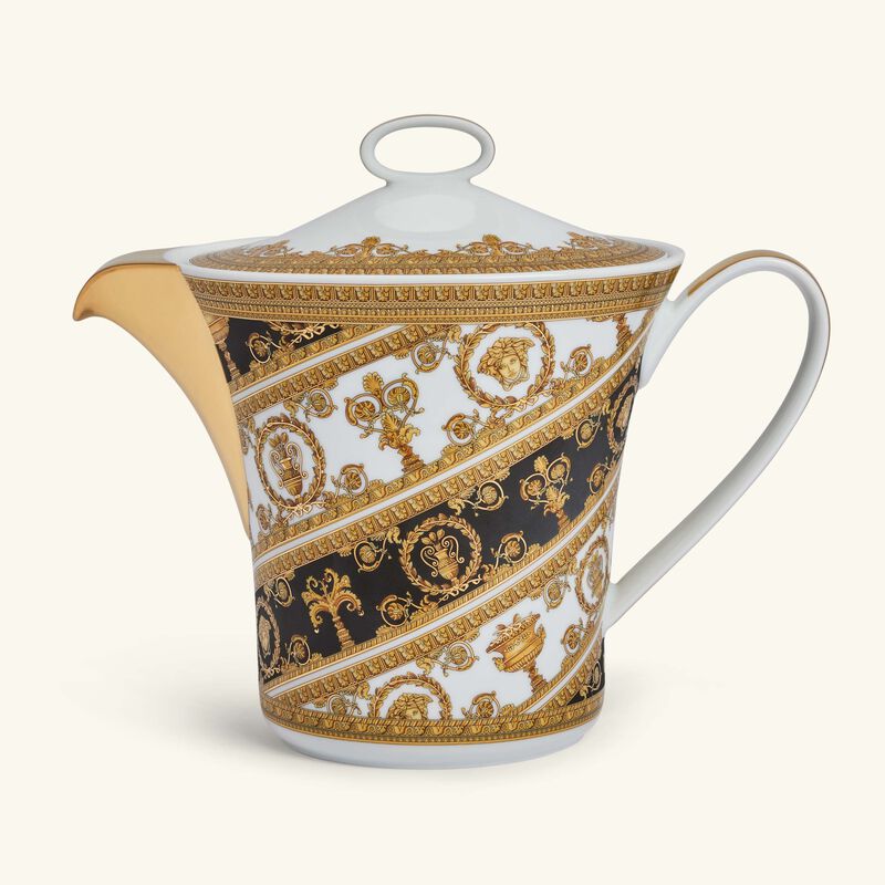 versace i love baroque tea pot black