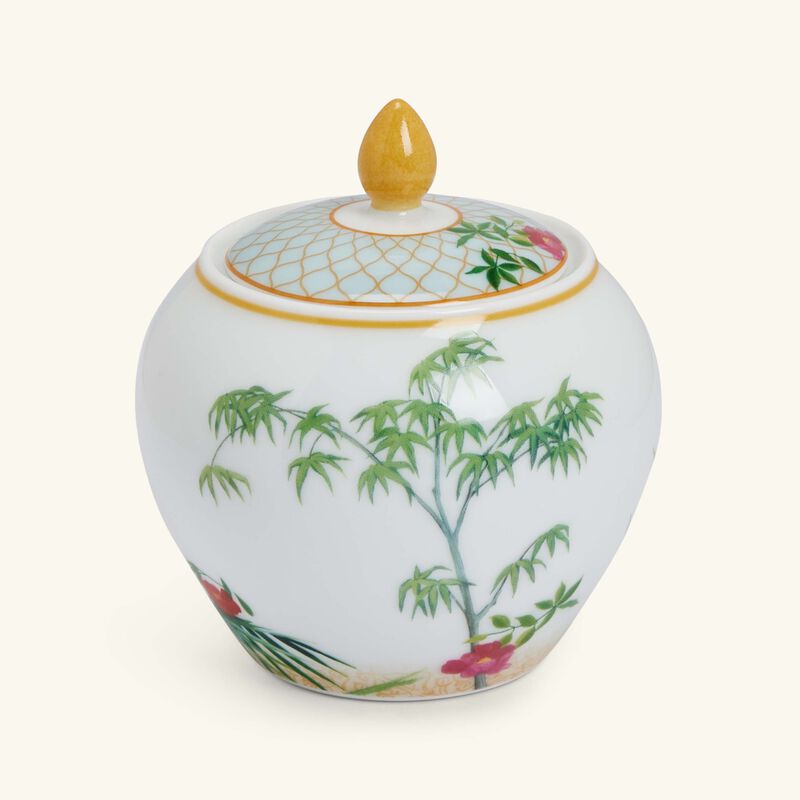 bernardaud tropiques sugar bowl blue