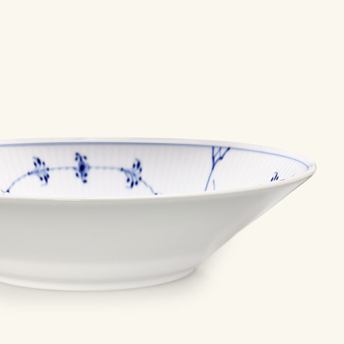 royal copenhagen blue fluted plain soup plate white 24cm