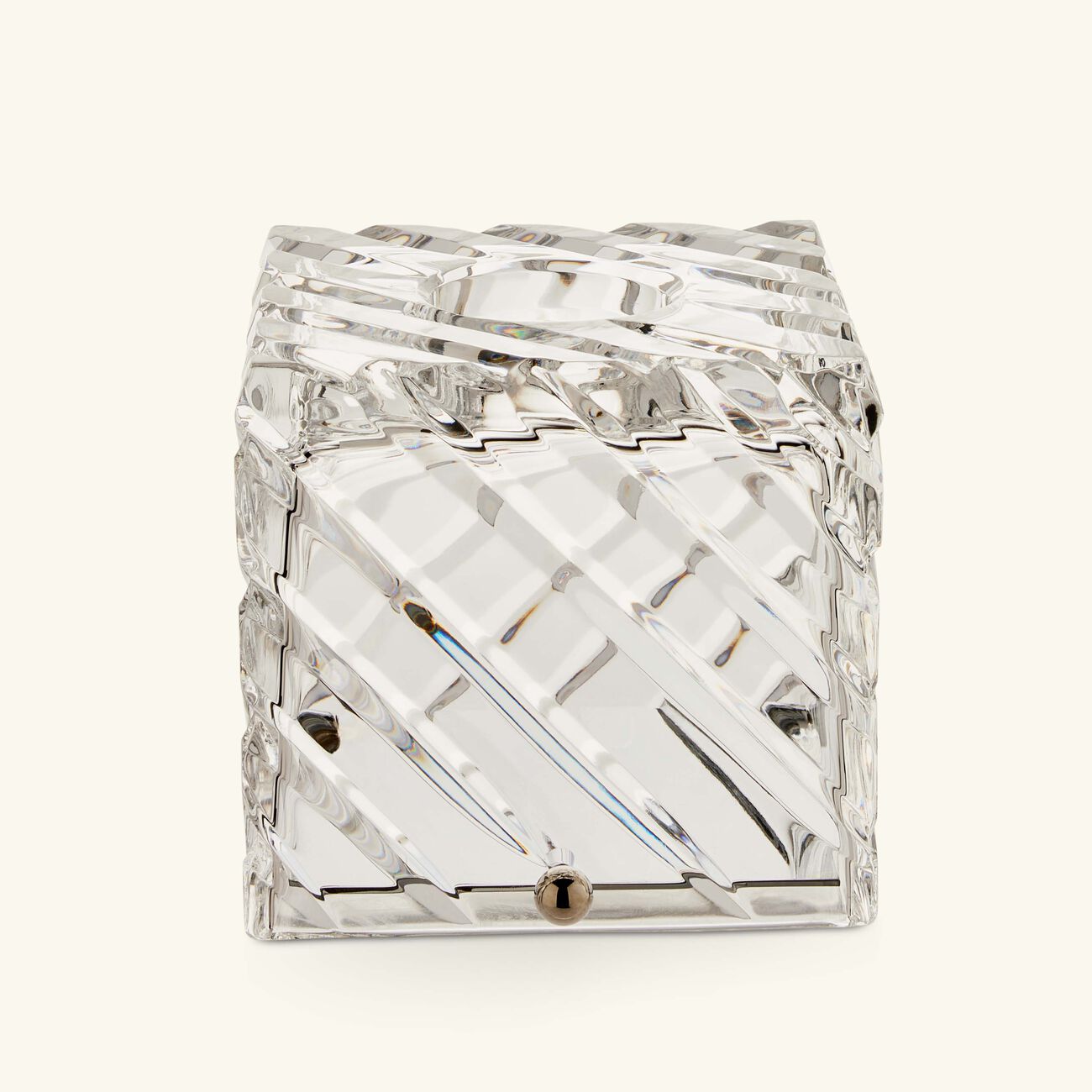 mario cioni c crystal tissue box clear