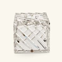 mario cioni c crystal tissue box clear