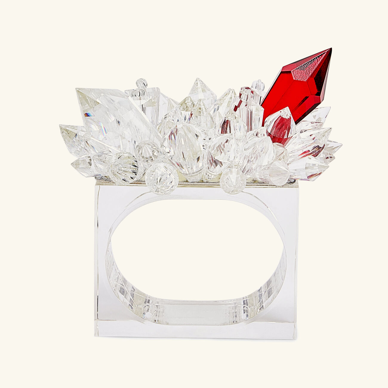 kim seybert zenith napkin ring set of 4