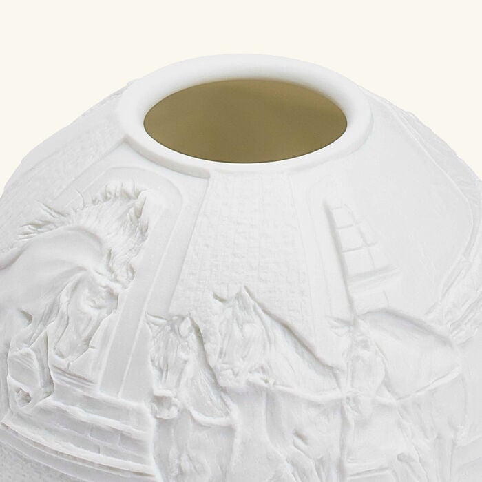 bernardaud revesrie equestre lithophanie