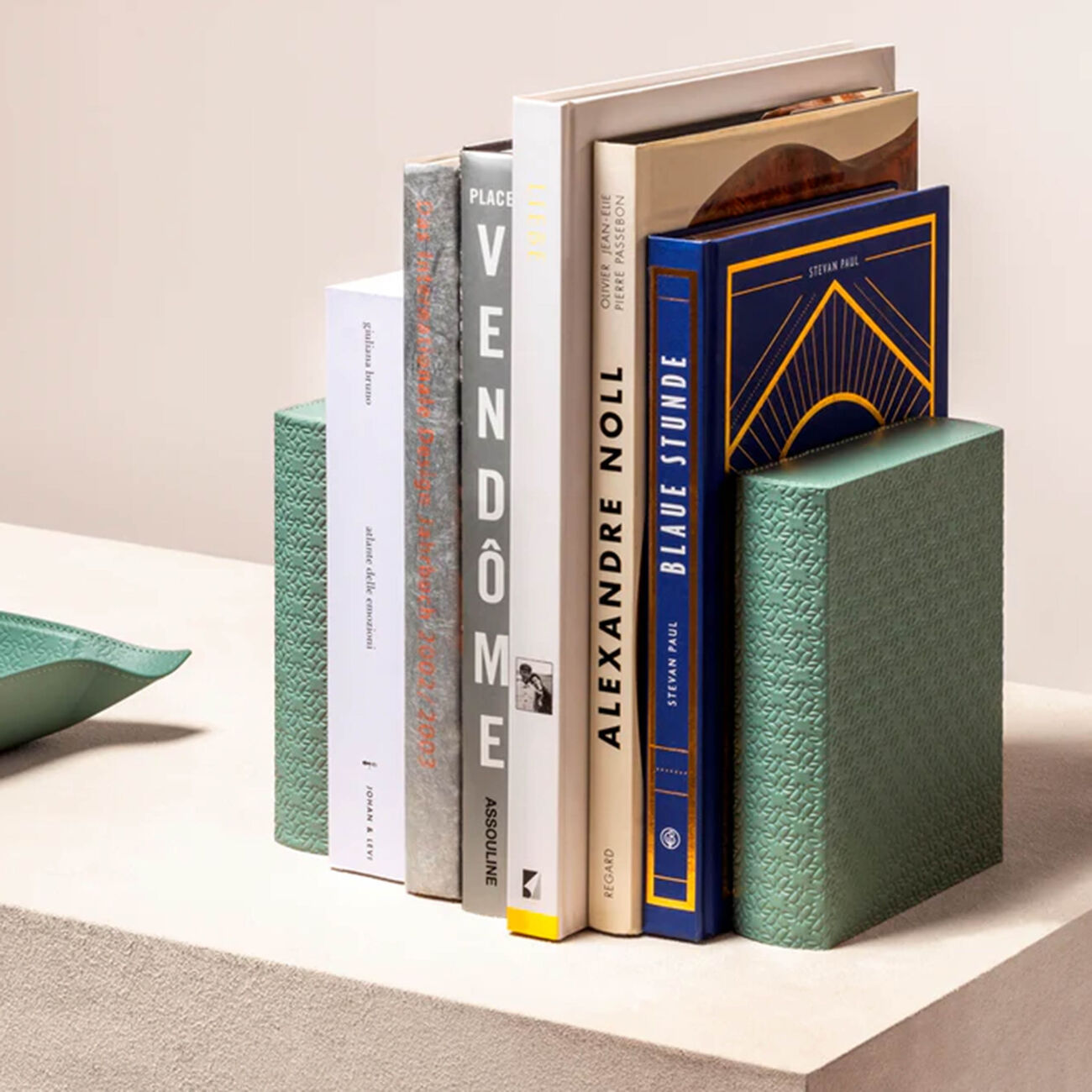 giobagnara elie saab monogram bookends agata green