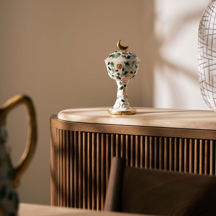 villari taormina incense burner green