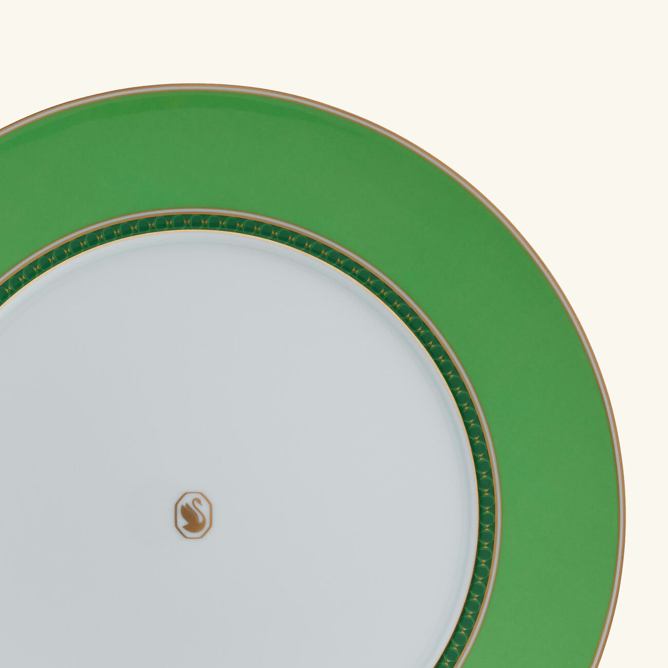 rosenthal signum fern plate round green 29cm