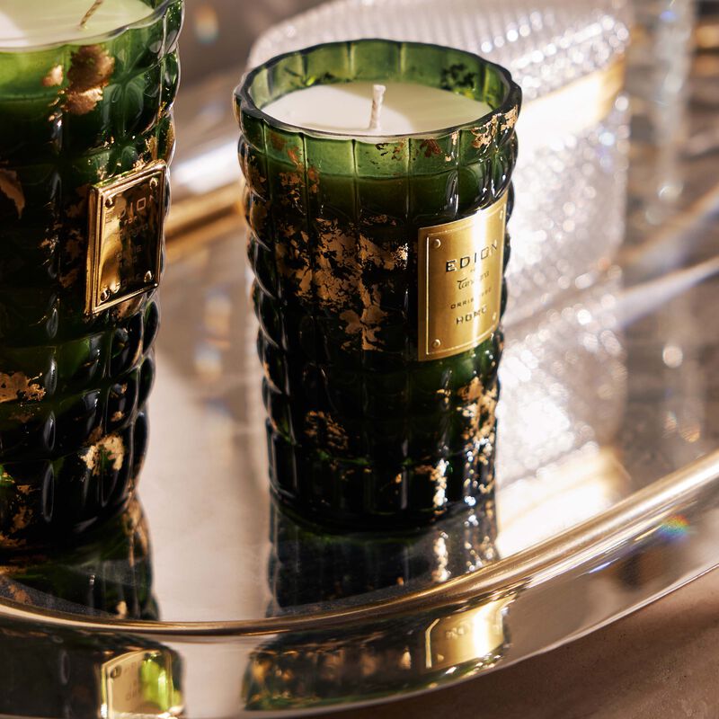 edion iris green scented candle 300g