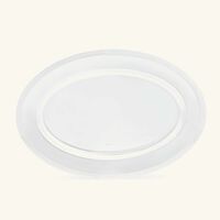 christofle albi meat platter oval silver plated 45cm