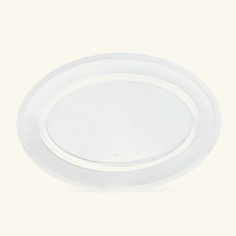 christofle albi meat platter oval silver plated 45cm