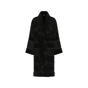 ثوب الحمّام القطني تيري جاكار- أسود, medium