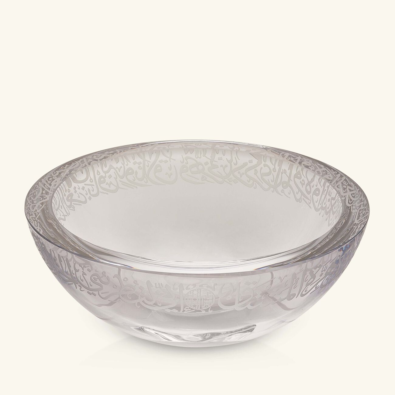 Thuluth Serving Bowl Clear 27cm dimlaj thuluth serving bowl clear 27cm