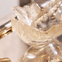 lalique compiegne bowl gold luster