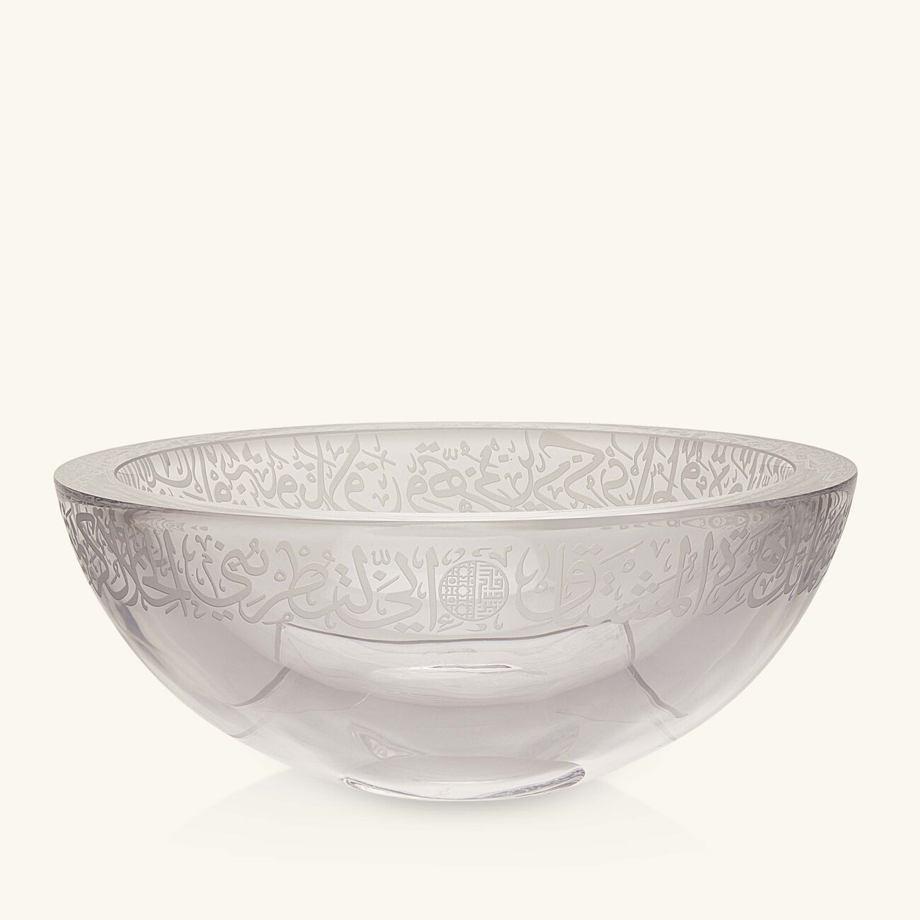 Thuluth Serving Bowl Clear 27cm dimlaj thuluth serving bowl clear 27cm