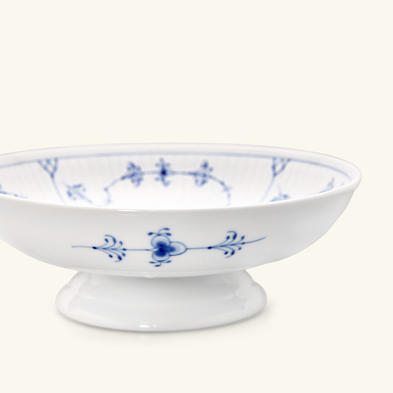 royal copenhagen blue fluted plain serving bowl