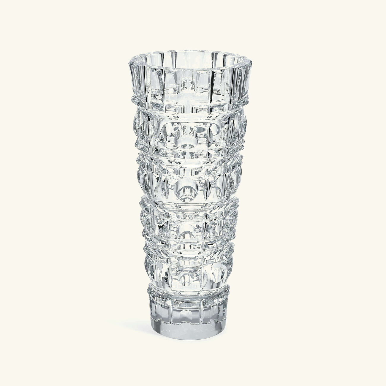 baccarat new antique prima vase clear large