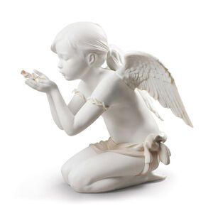 A Fantasy Breath Angel Figurine, medium