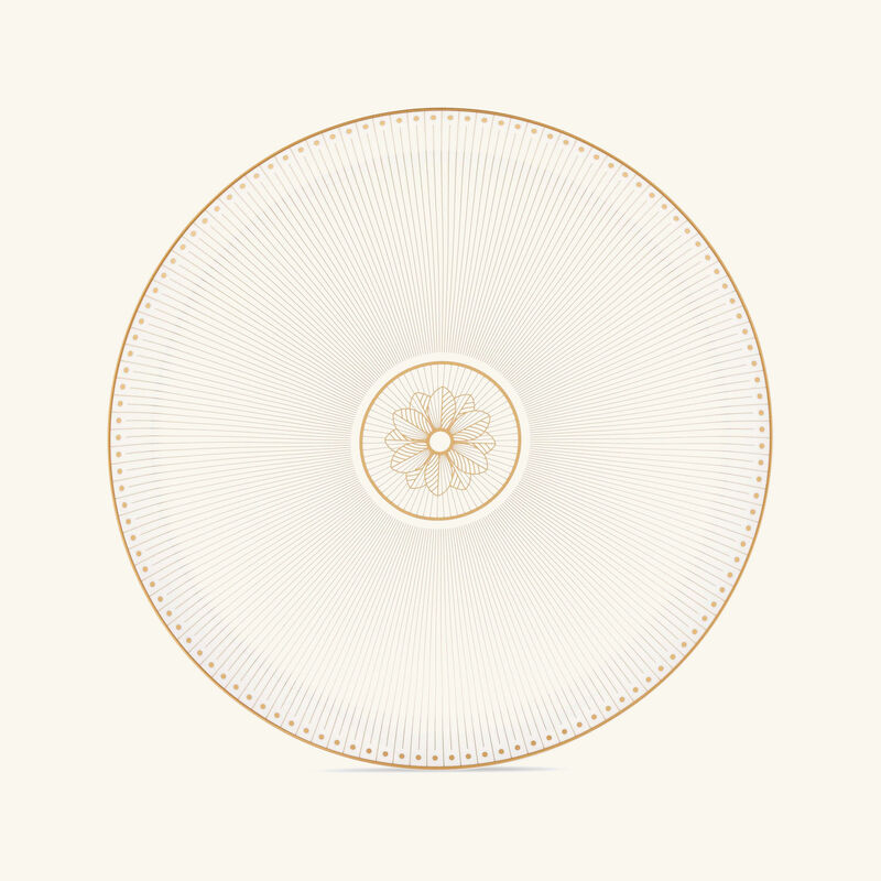 christofle malmaison imp riale pie dish round gold 32cm