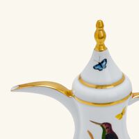 bernardaud aux oiseaux coffee pot gold