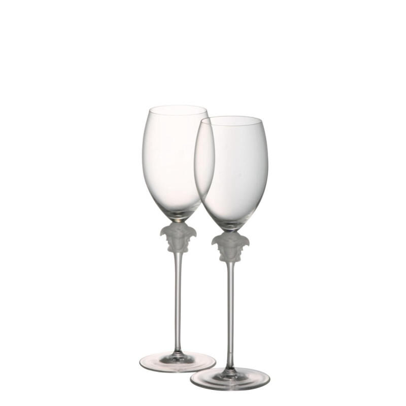 Versace medusa wine glasses Clearance