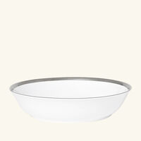 Maille Platine Serving Bowl White 24cm bernardaud maille platine serving bowl white 24cm