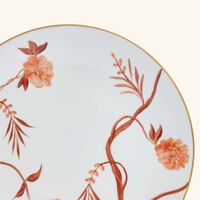 marie daage bouquet de vie orange dinner plate round orange 26cm