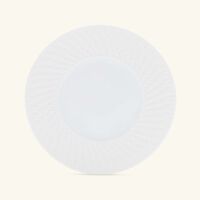 bernardaud twist blanc bread butter plate round white 16cm