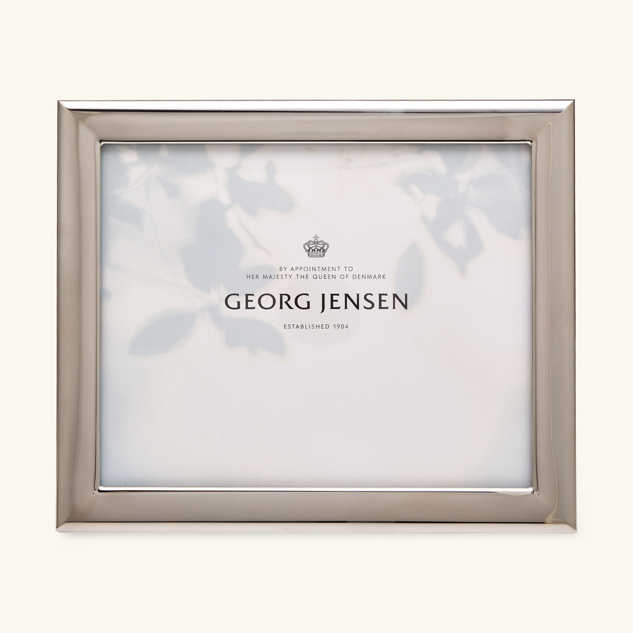 georg jensen modern picture frame silver large