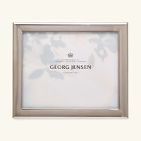 georg jensen modern picture frame silver large