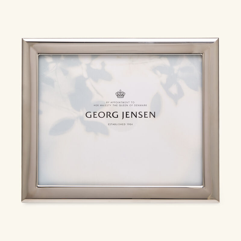 georg jensen modern picture frame silver large