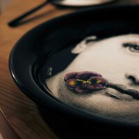 fornasetti tema e variazioni no 137 tray round large