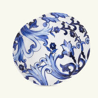 dolce gabbana casa blu mediterraneo dinner plate round 26cm set of 2