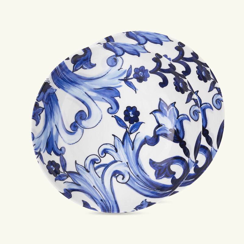 dolce gabbana casa blu mediterraneo dinner plate round 26cm set of 2