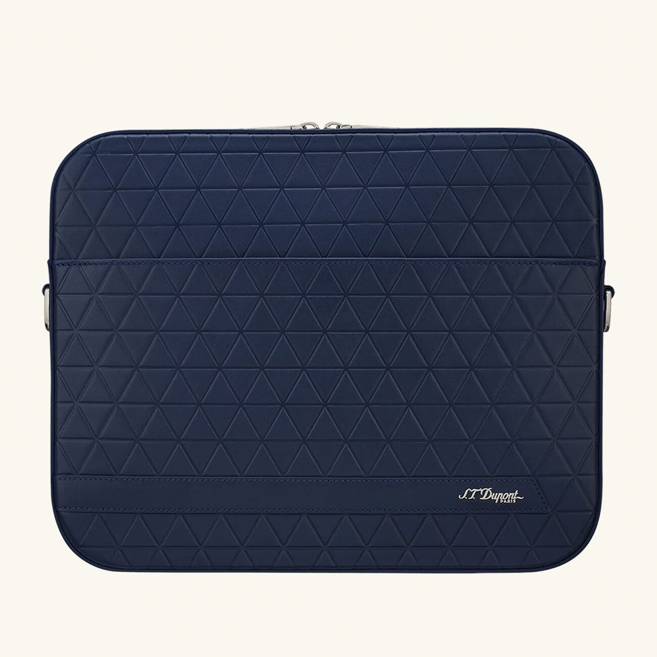 st dupont firehead messenger bag blue