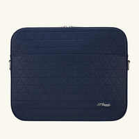 st dupont firehead messenger bag blue