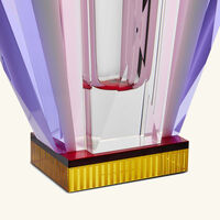 reflections copenhagen south beach crystal vase small clear