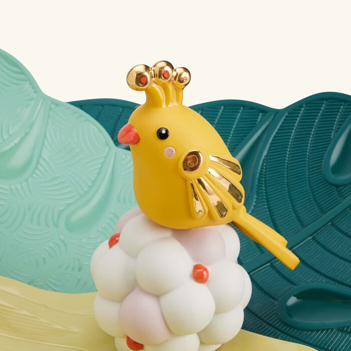 lladro utopical centerpiece green